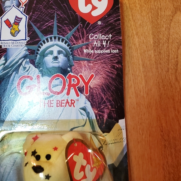 Ty Beanie Baby - GLORY The Bear - 1998 McDonalds - Retired - Picture 2 of 4
